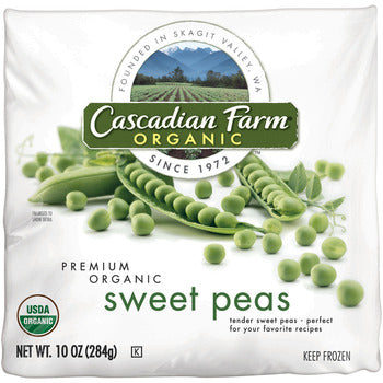 Wholesale Cascadian Farm Organic Sweet Peas 10oz- Bulk
