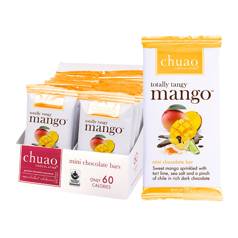 Chuao Mini Dark Chocolate Totally Tangy Mango 0.39 Oz Bar