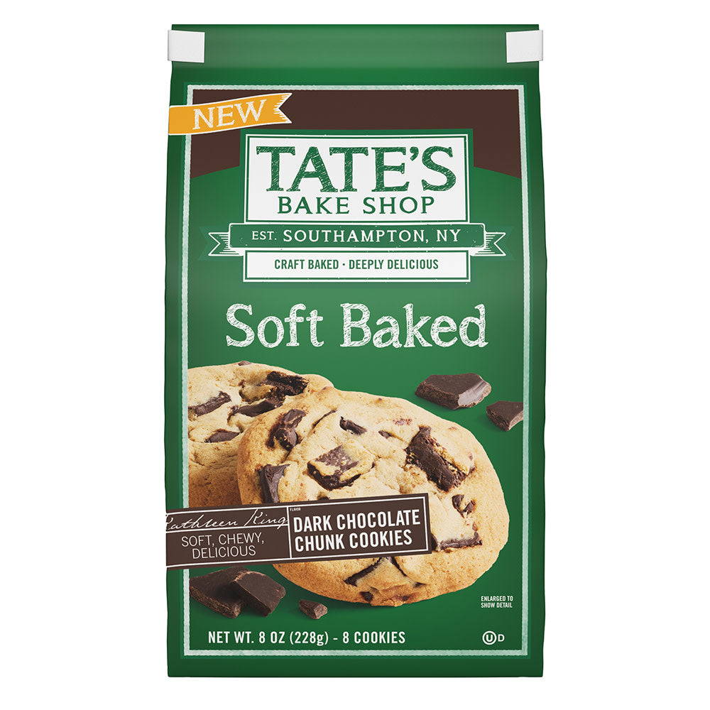 Wholesale Tate'S Soft Baked Dark Chocolate Chunk 8 Oz Bag- Bulk