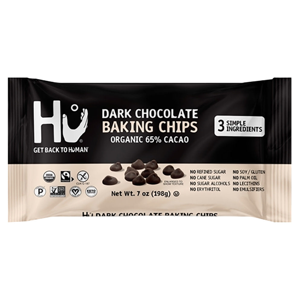 Wholesale Hu - Dark Chocolate 65% Cac Baking Chips - 7Oz - Pk12- Bulk