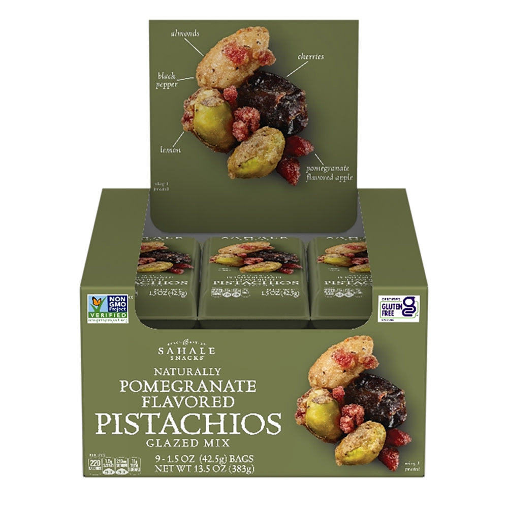 Wholesale Sahale - Pistachios Pomegranate Glazed - 1.5Oz- Bulk