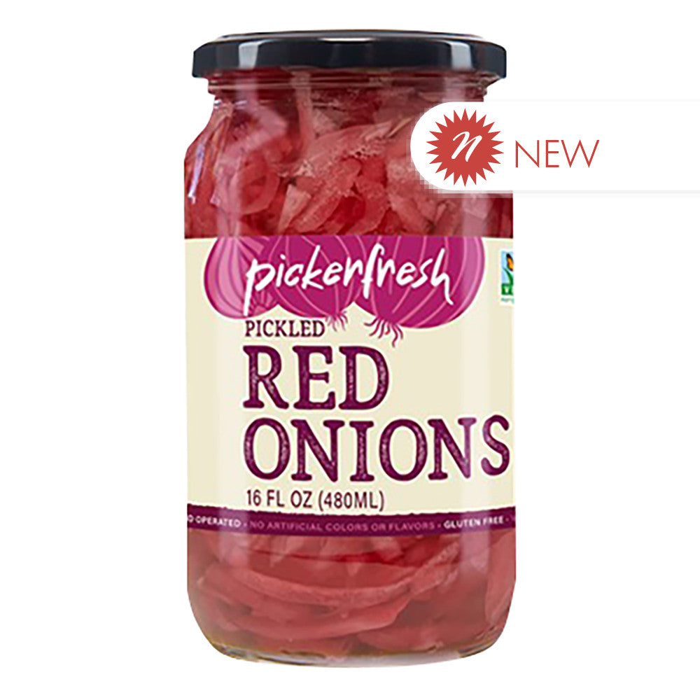 Wholesale Pickerfresh - Pickled Red Onions - 16Oz- Bulk
