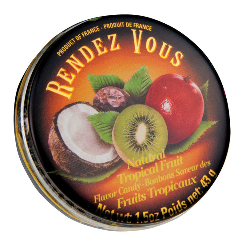 Wholesale Rendez Vous Tropical Fruit 1.5 Oz Tin- Bulk