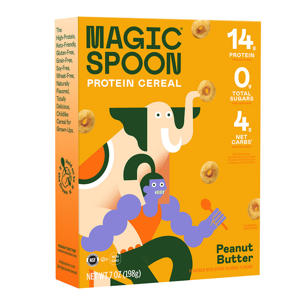 Wholesale Magic Spoon Peanut Butter Cereal 7 Oz Box- Bulk