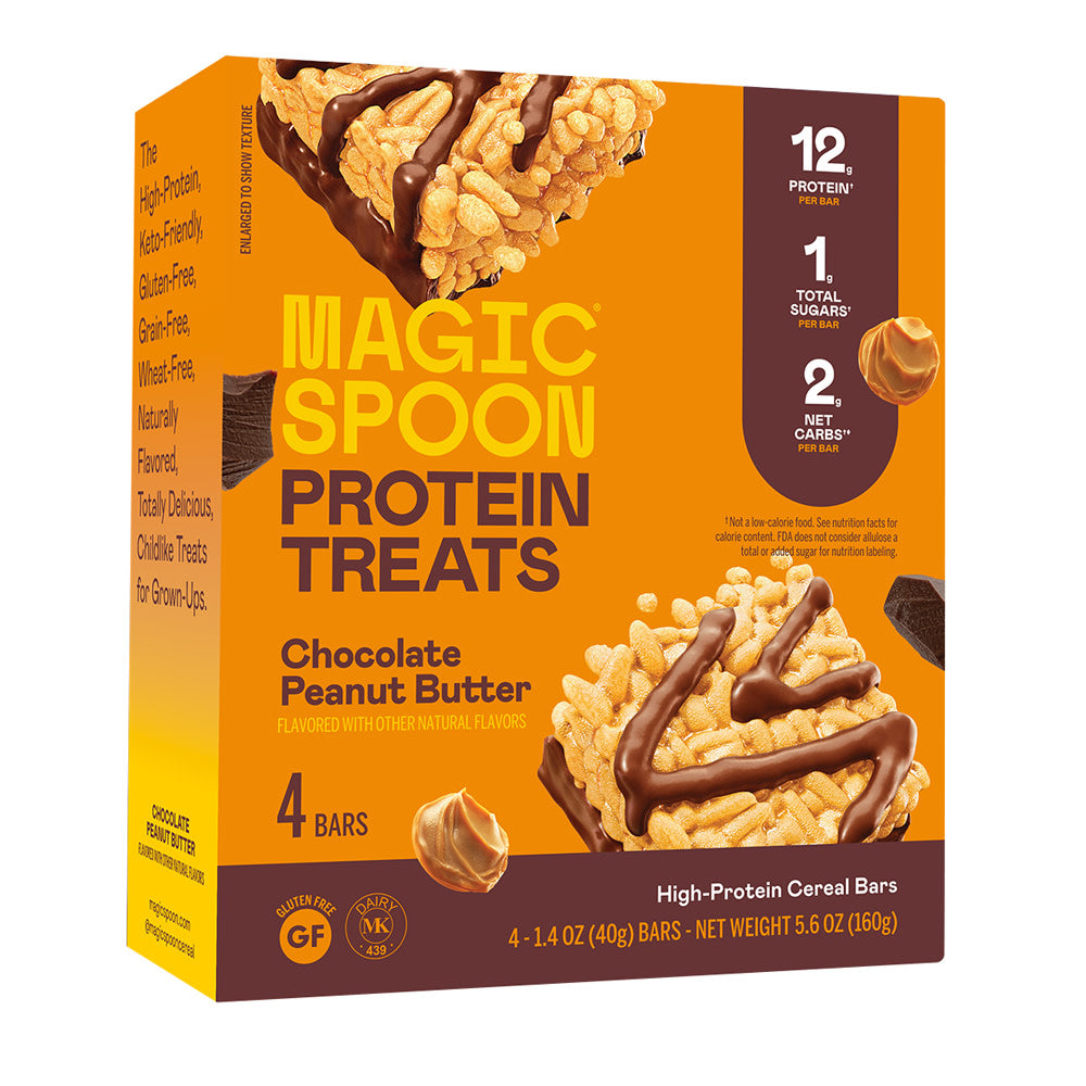 Wholesale Magic Spoon Chocolate Peanut Butter Treats 4 Ct 5.6 Oz Box- Bulk