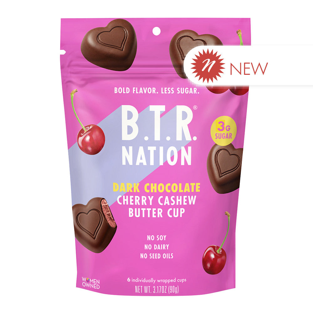 Wholesale B.T.R Nation - Butter Cup - Cashew Dark Ch - 3.17Oz- Bulk