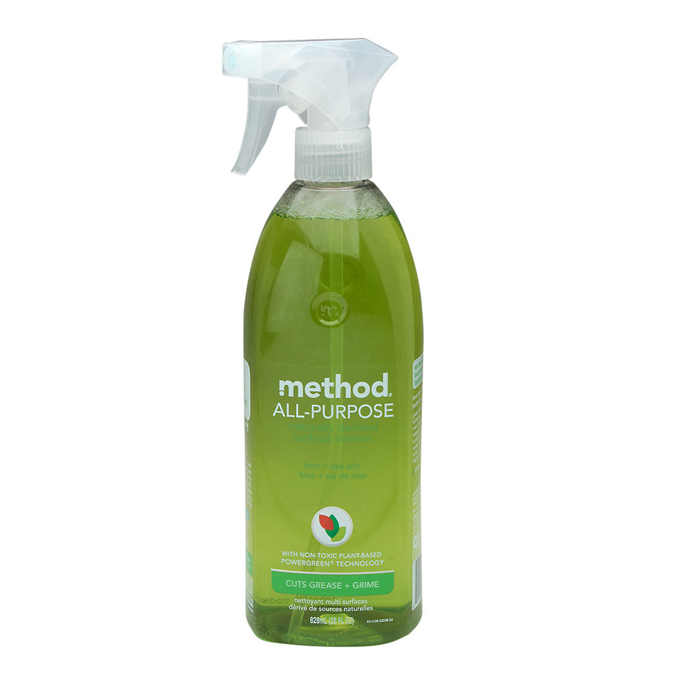 Wholesale Method Lime & Sea Salt All Purpose Cleaner 28 Oz Spray Bottle- Bulk
