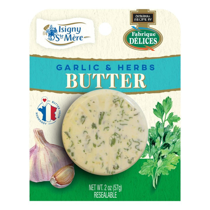 Wholesale Fd Isigny Garlic&Herb Butter Retail- Bulk