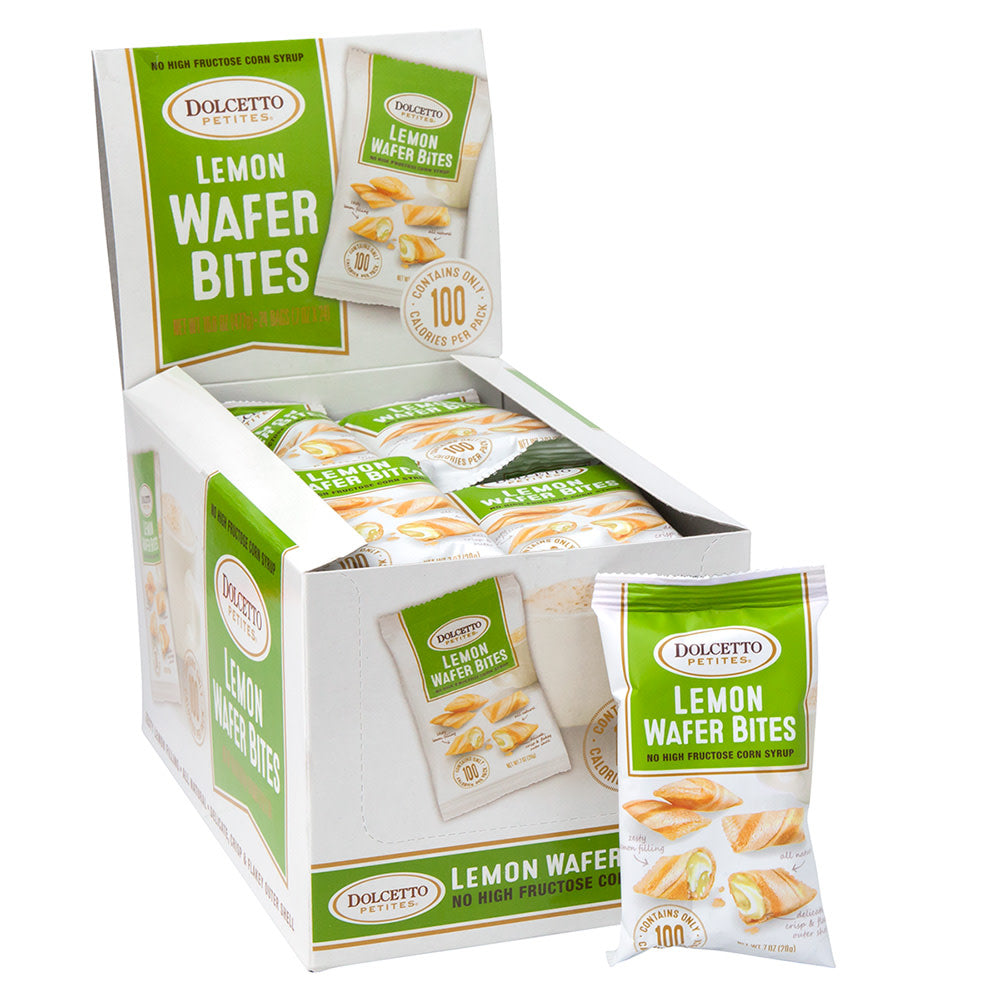 Wholesale Dolcetto Lemon Wafer Bites 0.7 Oz- Bulk