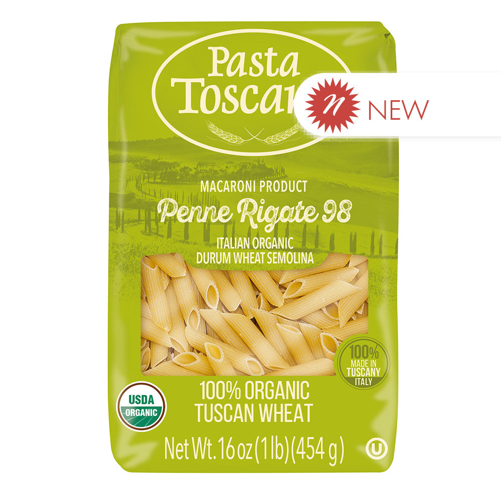 Wholesale Pasta Toscana - Pasta Org Penne Rigate - 16Oz- Bulk