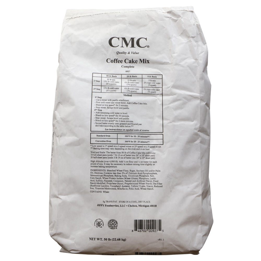 Wholesale Cmc Case 50Lb Coffee Cake Mix- Bulk