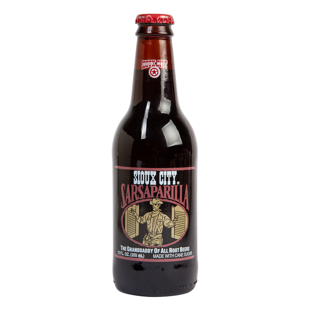 Sioux City Sarsaparilla Soda 12 Oz Bottle