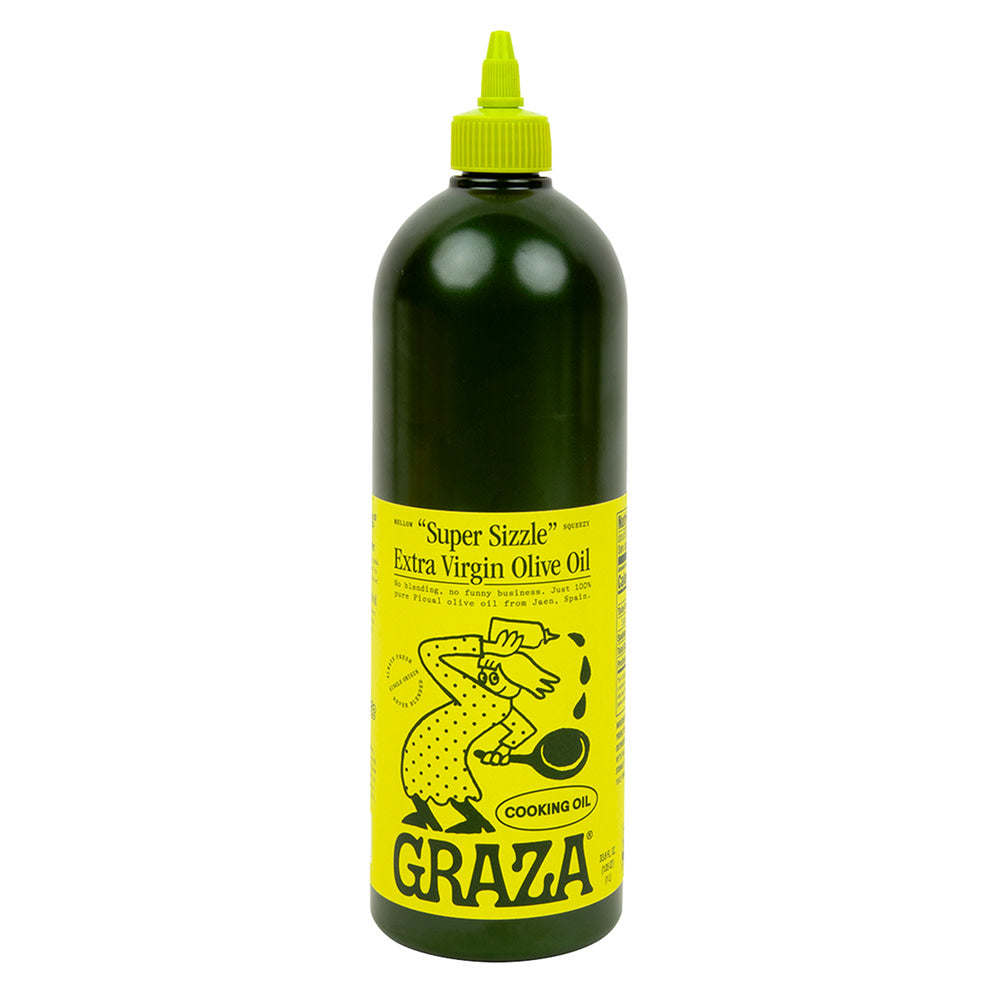 Wholesale Graza Super Sizzle Extra Virgin Olive Oil 33.8 Oz Bottle- Bulk