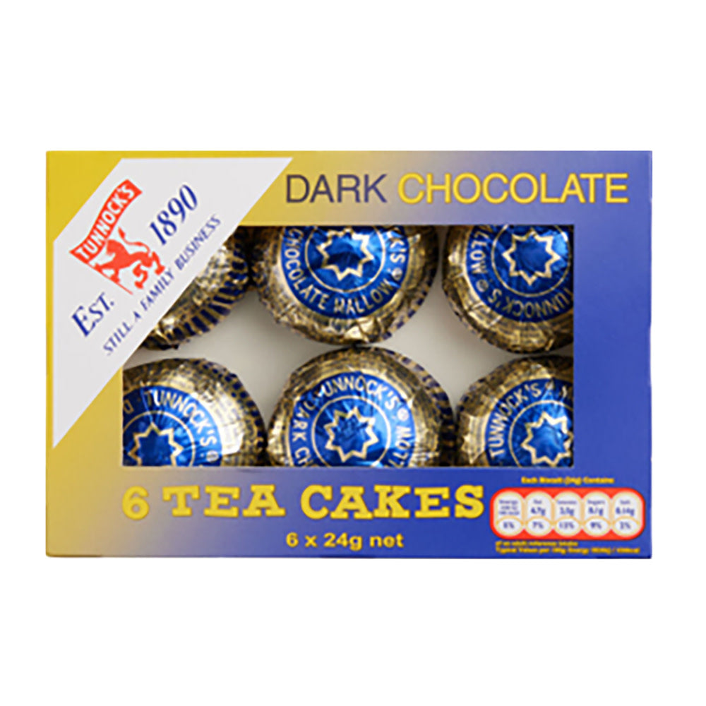Wholesale Tunnock'S Holiday Dark Chocolate Tea Cakes 5.1 Oz Box- Bulk