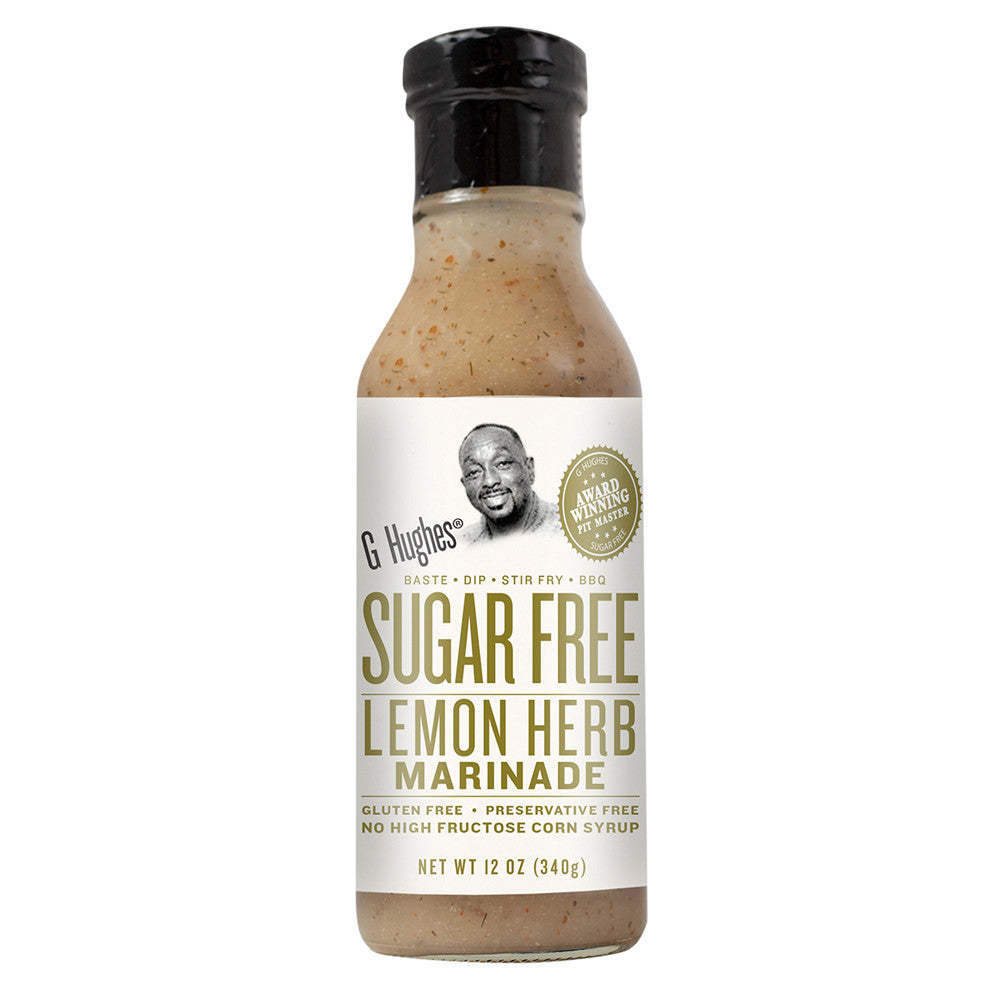 Wholesale G Huges Sugar Free Lemon Herb Marinade 12 Oz Bottle- Bulk