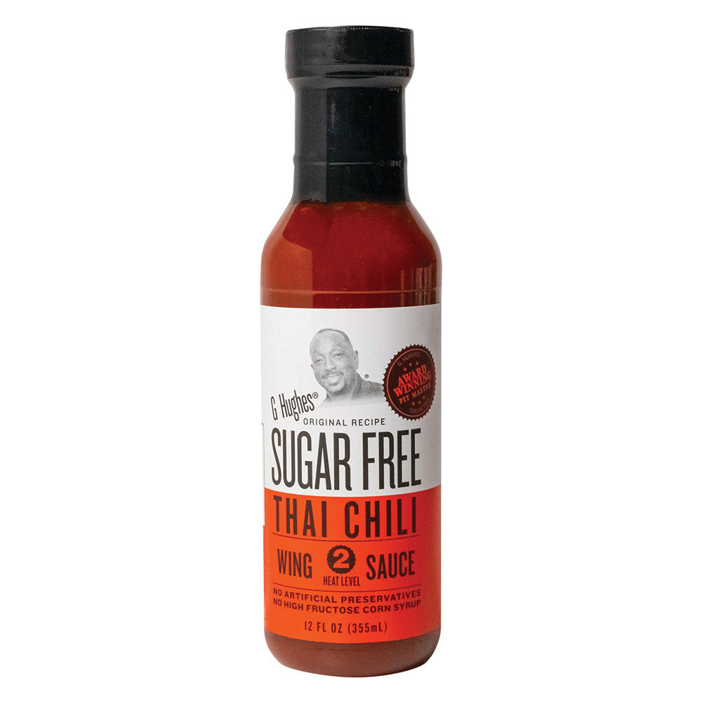 Wholesale G Hughes Sugar Free Thai Chili Wing Sauce 12 Oz Bottle- Bulk
