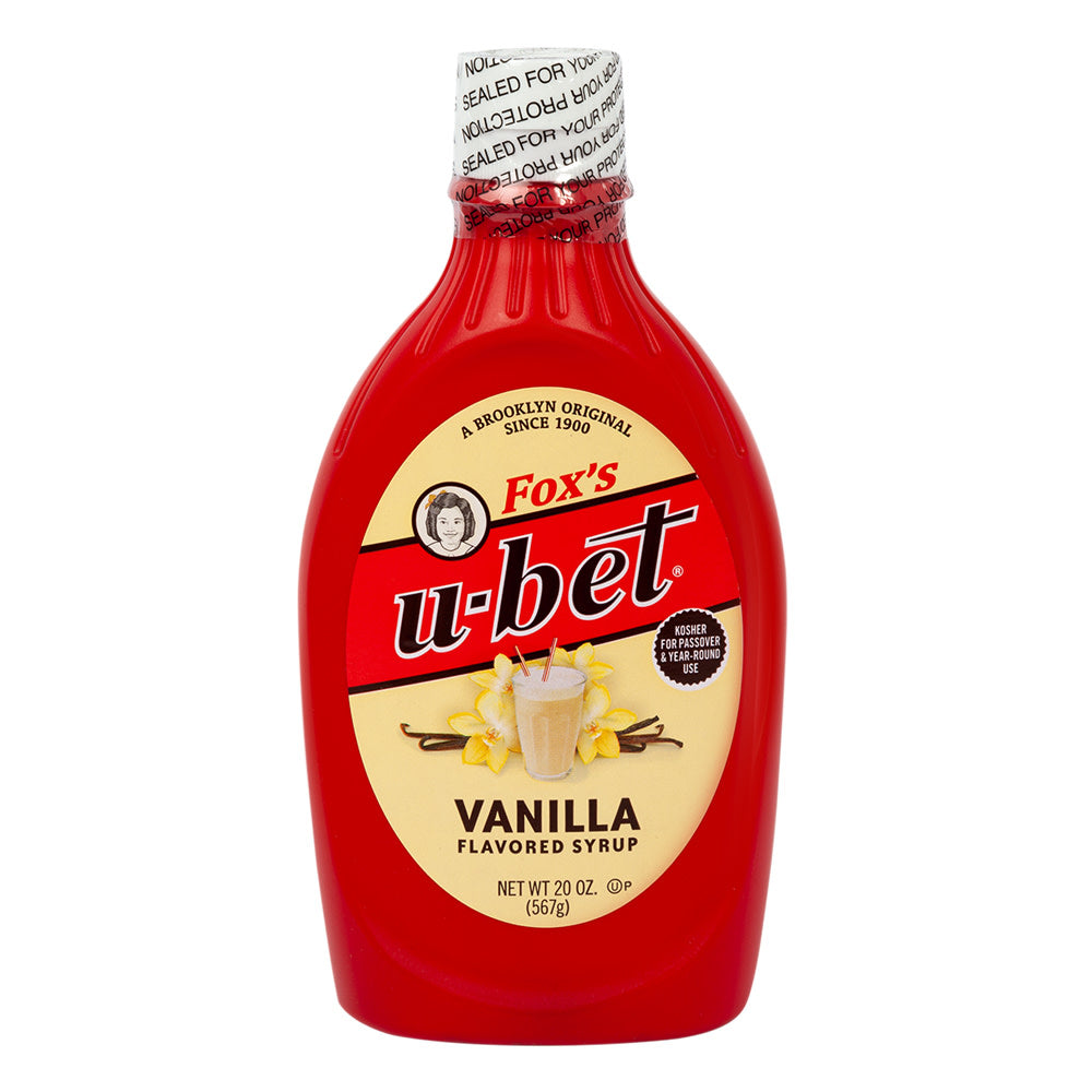 Wholesale Fox'S U-Bet Vanilla Syrup 20 Oz- Bulk