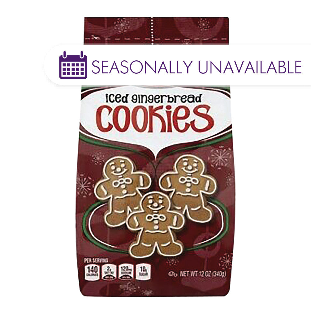 Wholesale Stauffer'S Iced Gingerbread Cookies 12 Oz Bag- Bulk