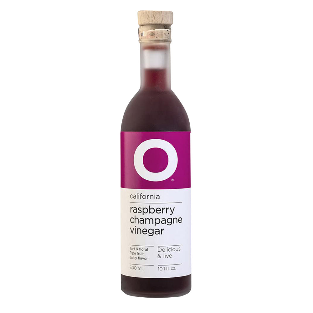 Wholesale O California Raspberry Champagne Vinegar 10.1 Oz Bottle- Bulk