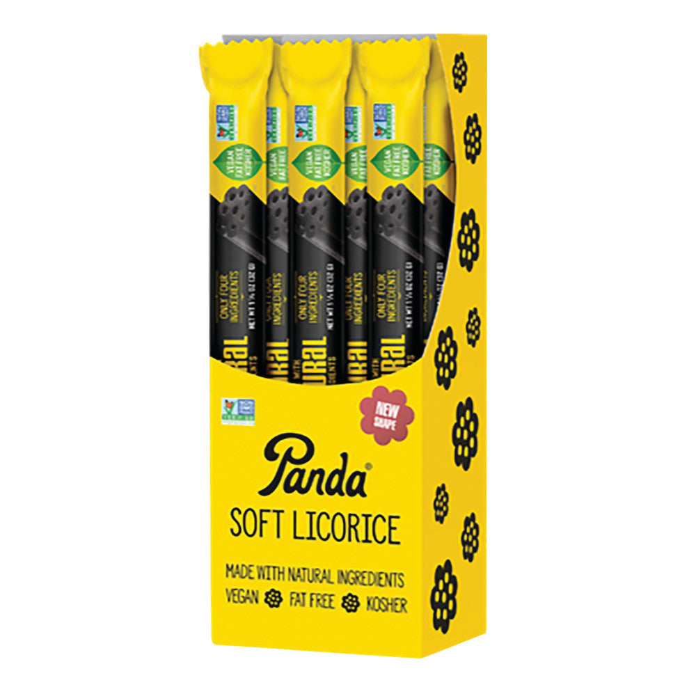 Wholesale Panda Soft Black Licorice Bars 1.1 Oz- Bulk