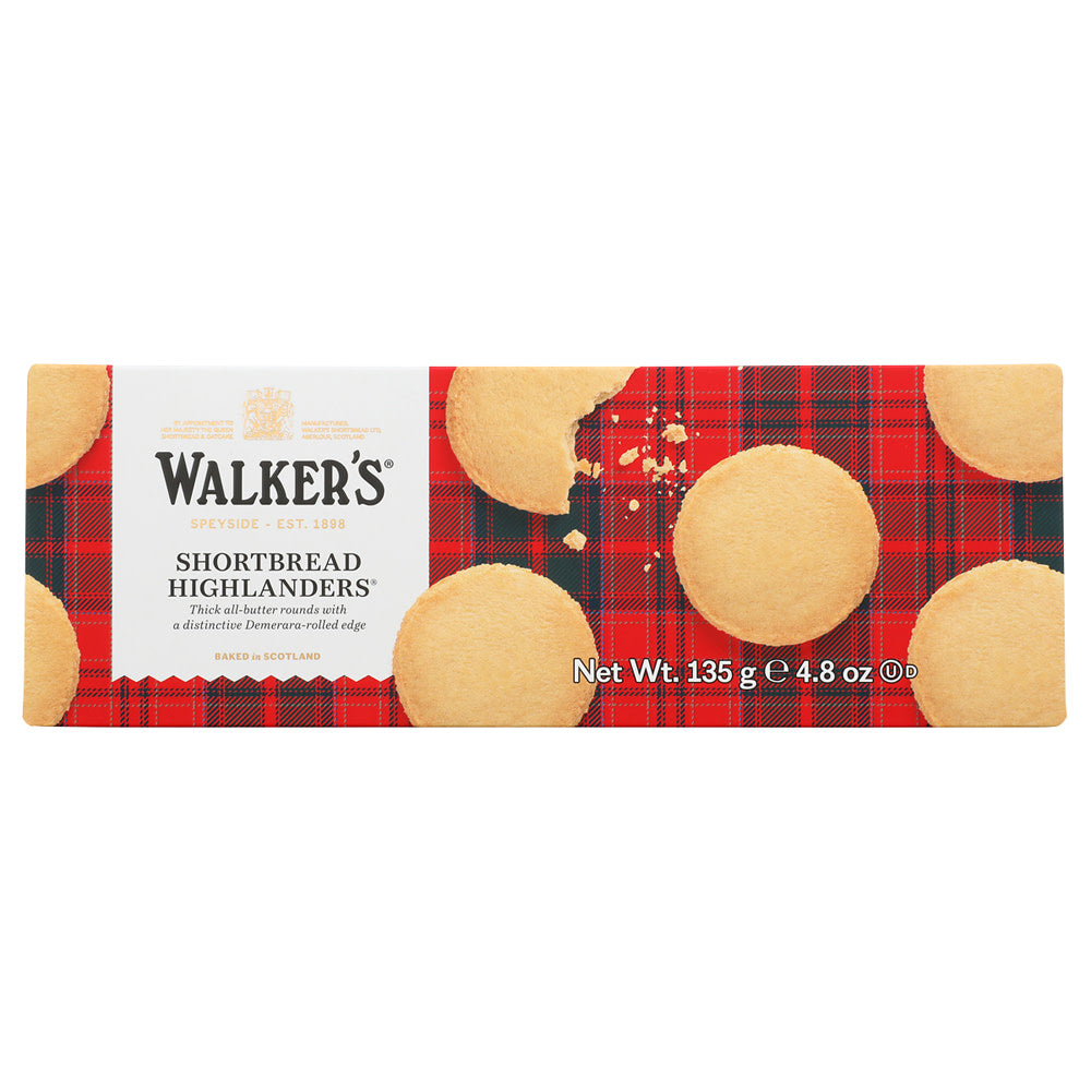 Wholesale Walkers Shortbread Highlanders Cookies 4.7 Oz Box- Bulk