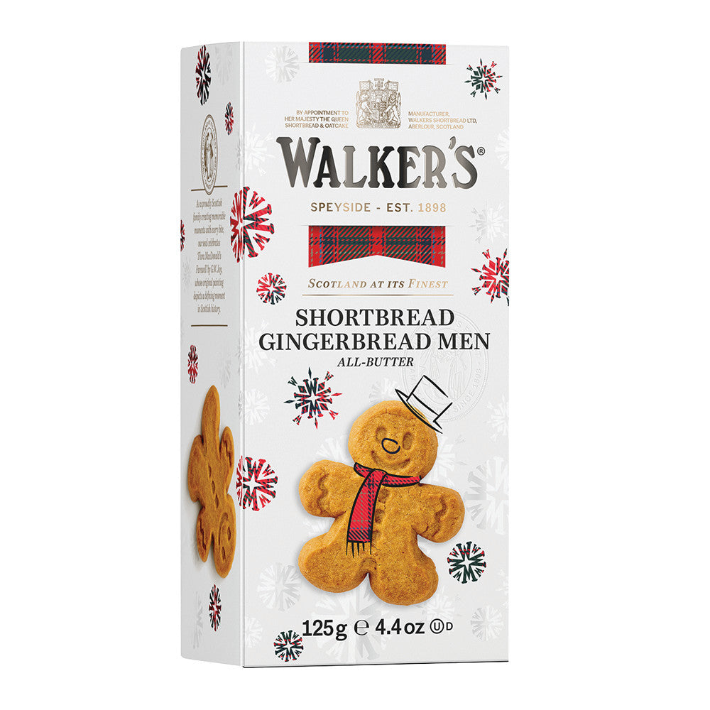 Wholesale Walkers Shortbread Gingerbread Men Cookies 4.4 Oz Box- Bulk
