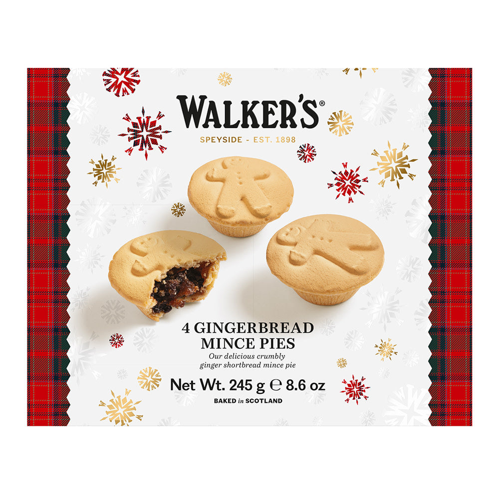 Wholesale Walkers - Gingerbread Peopl Mince Pies - 8.6Oz- Bulk