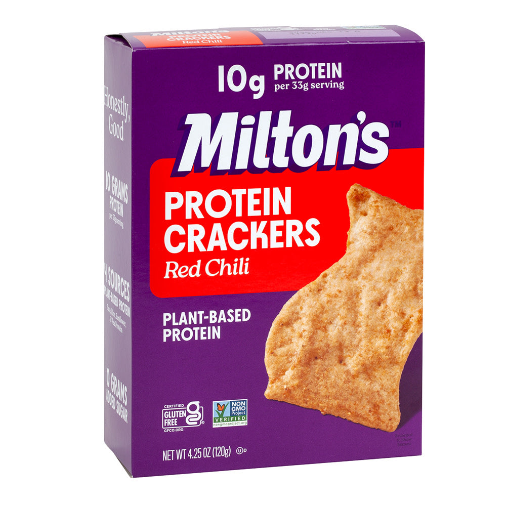 Wholesale Mitlon'S Protein Crackers Red Chili 4.25 Oz Box- Bulk