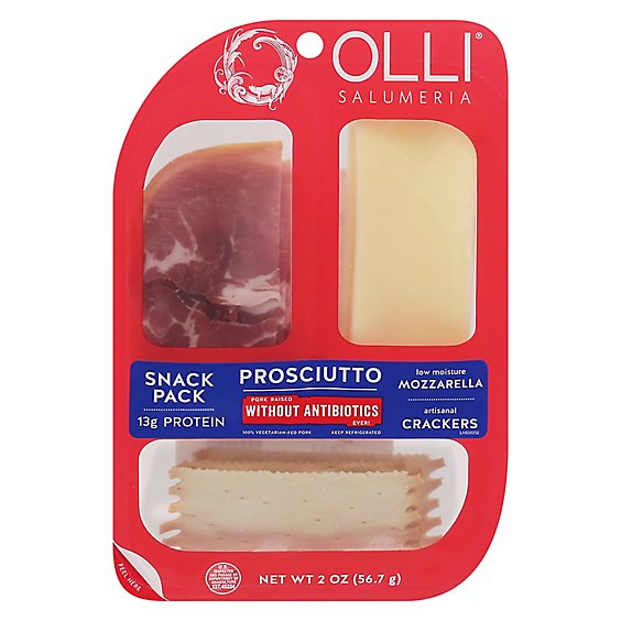 Wholesale Olli Prosciutto Cracker Snack Tray- Bulk