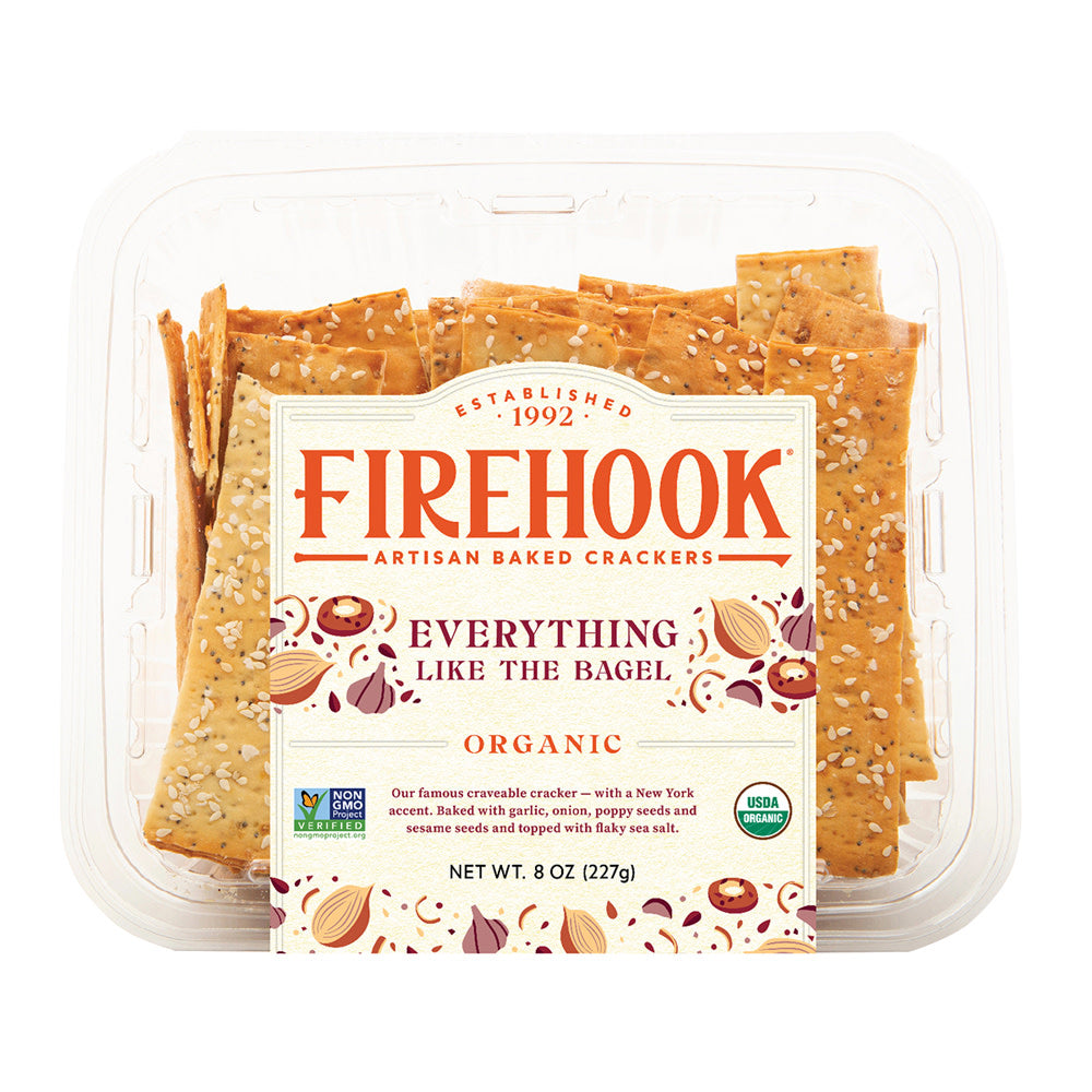 Wholesale Firehook Everything Crackers 8 Oz Tub- Bulk