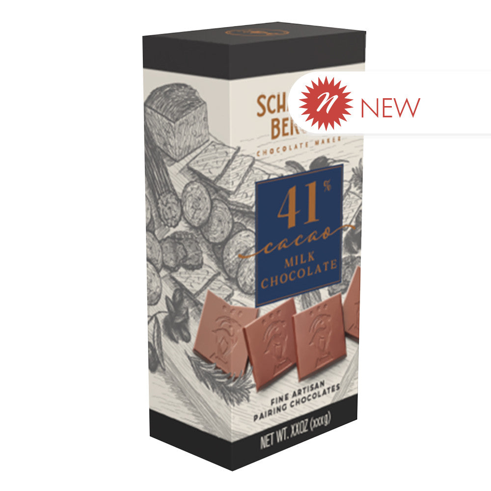 Wholesale Scharffen Berger - 41% Milk Chocolate Flat - 6.3Oz- Bulk