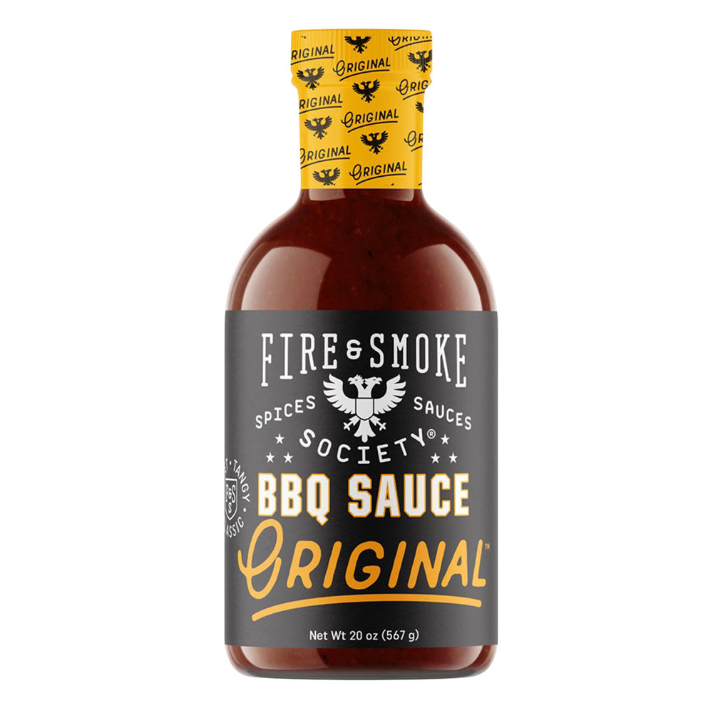 Wholesale Fire & Smoke Society Original Bbq Sauce 20 Oz Bottle- Bulk