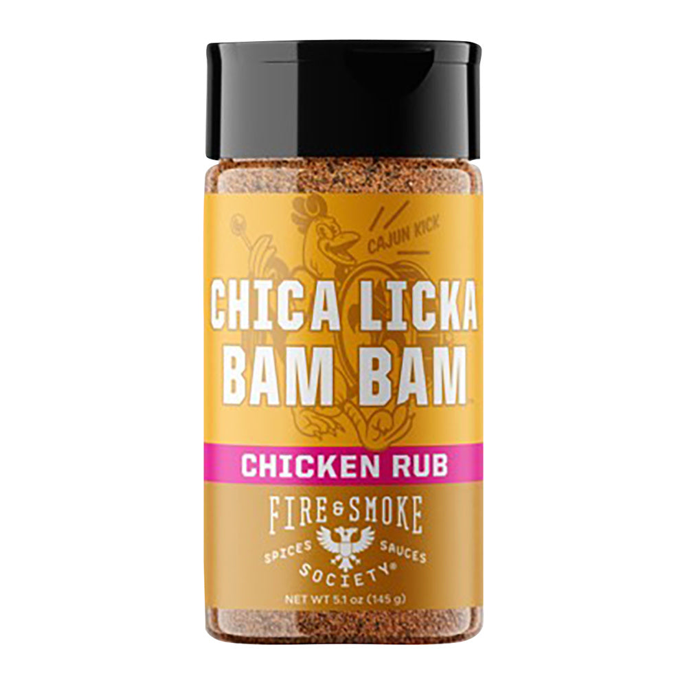 Wholesale Fire & Smoke Chica Licka Bam Bam Chicken Rub 5.1 Oz- Bulk