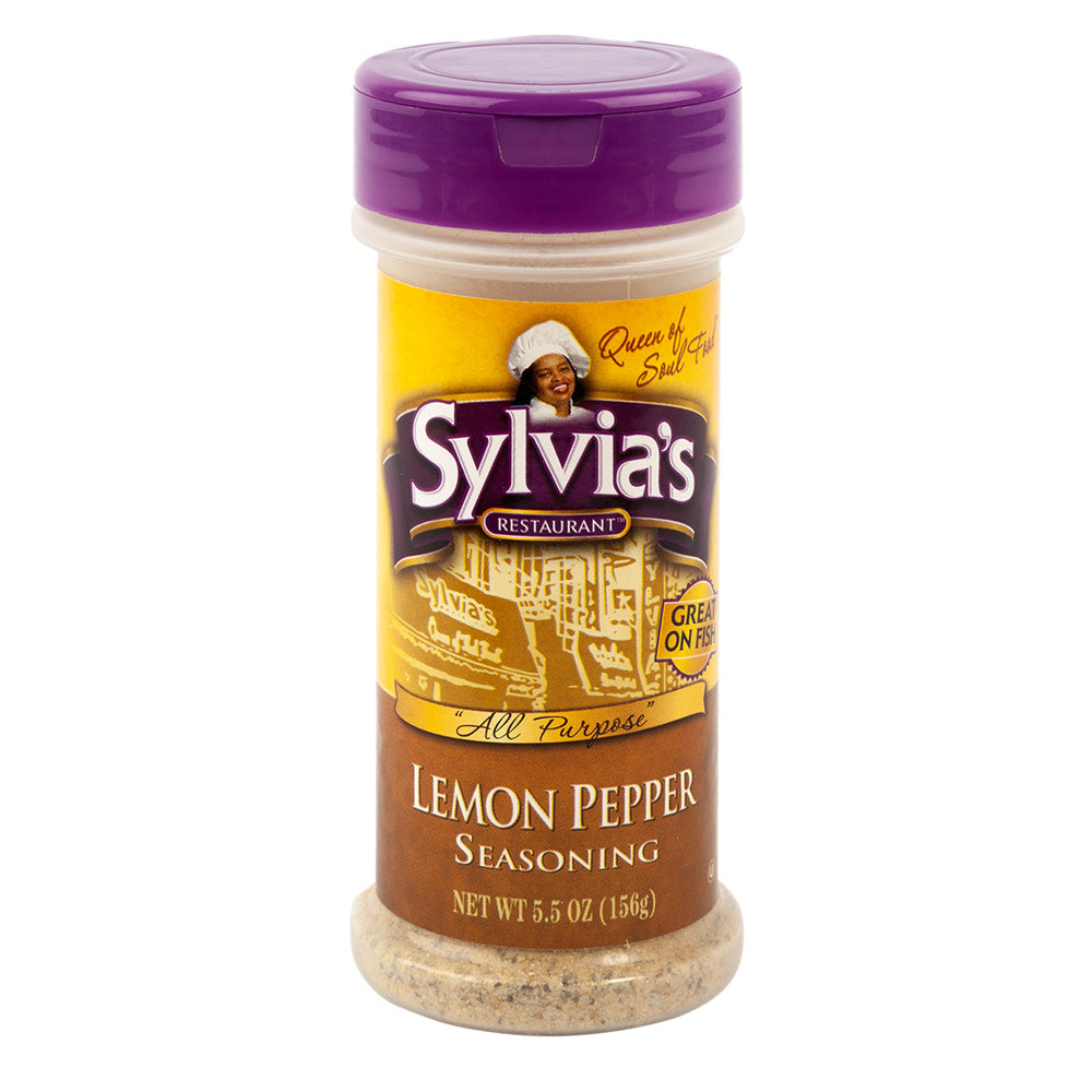 Wholesale Sylvia'S Lemon Pepper Seasoning 5.5 Oz Shaker- Bulk