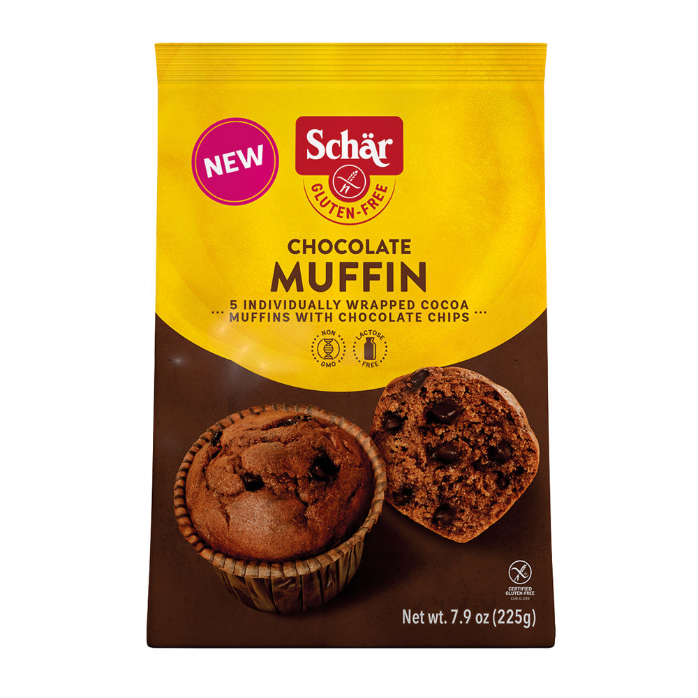 Wholesale Schar Double Chocolate Muffin 5 Count 7.9 Oz Bag- Bulk