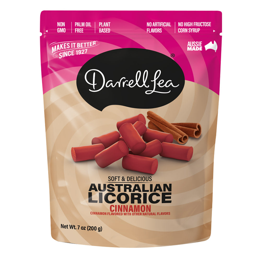Wholesale Darrell Lea - Cinnamon Soft Licorice - 7Oz- Bulk