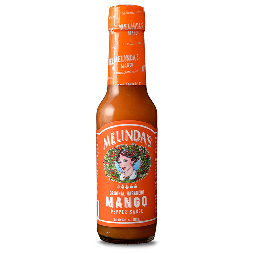 Wholesale Melinda'S Pepper Sauce Mango 5 Oz Glass Bottle- Bulk