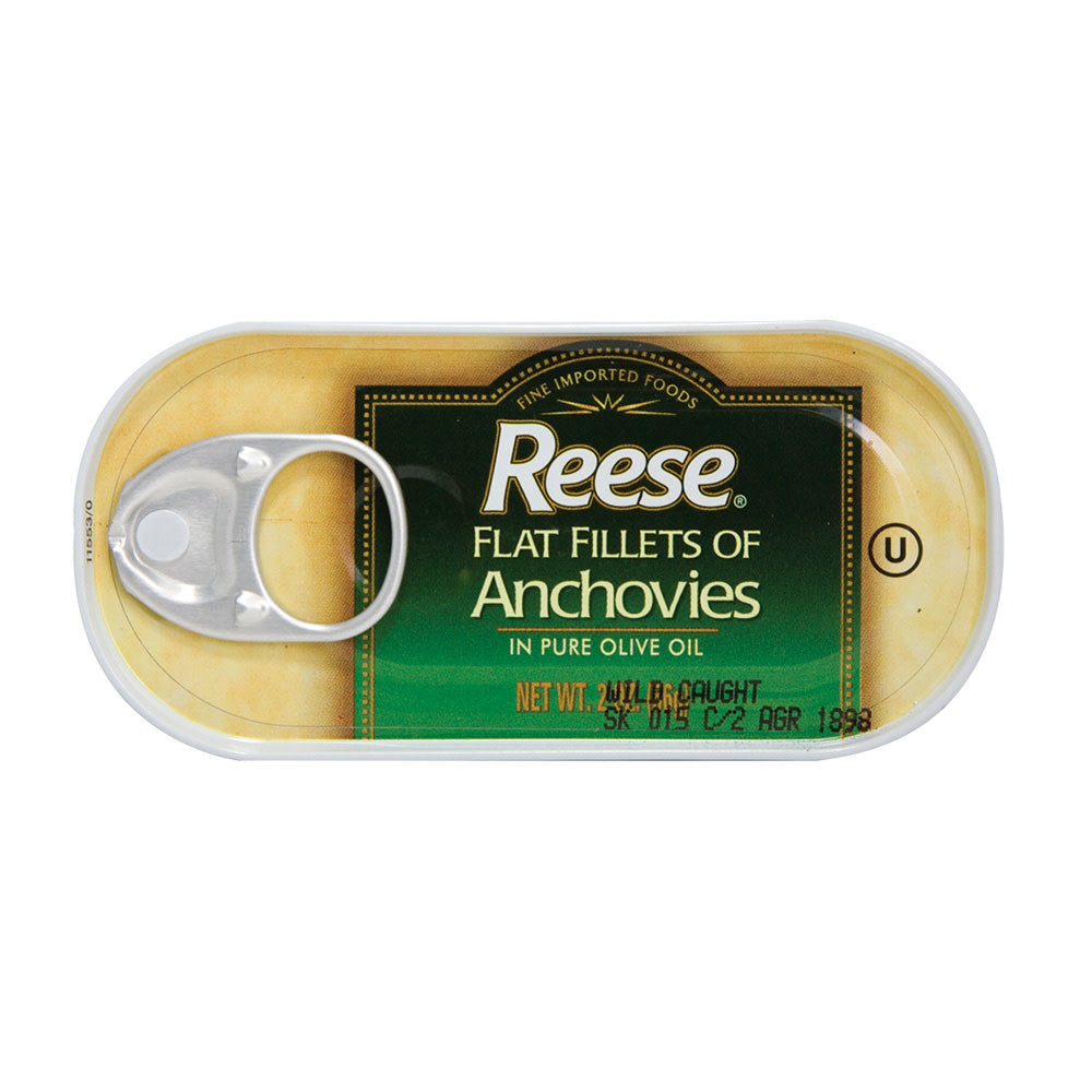 Wholesale Reese Flat Fillets Of Anchovies 2 Oz Can- Bulk