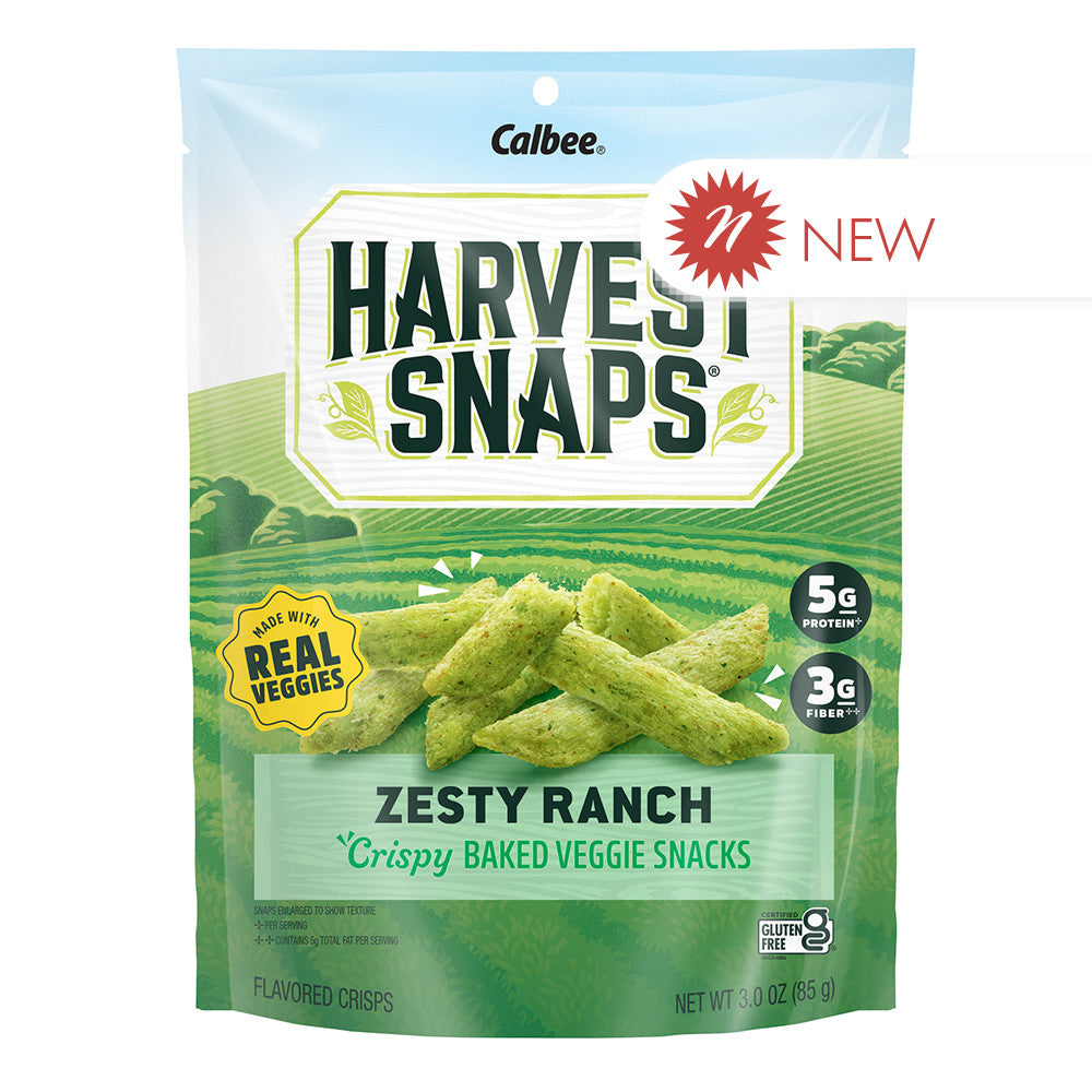 Wholesale Calbee - Harvest Snaps Zesty Ranch - 3Oz- Bulk