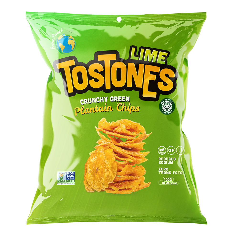 Wholesale Prime Planet Tostones Lime 3.53 Oz Pouch- Bulk