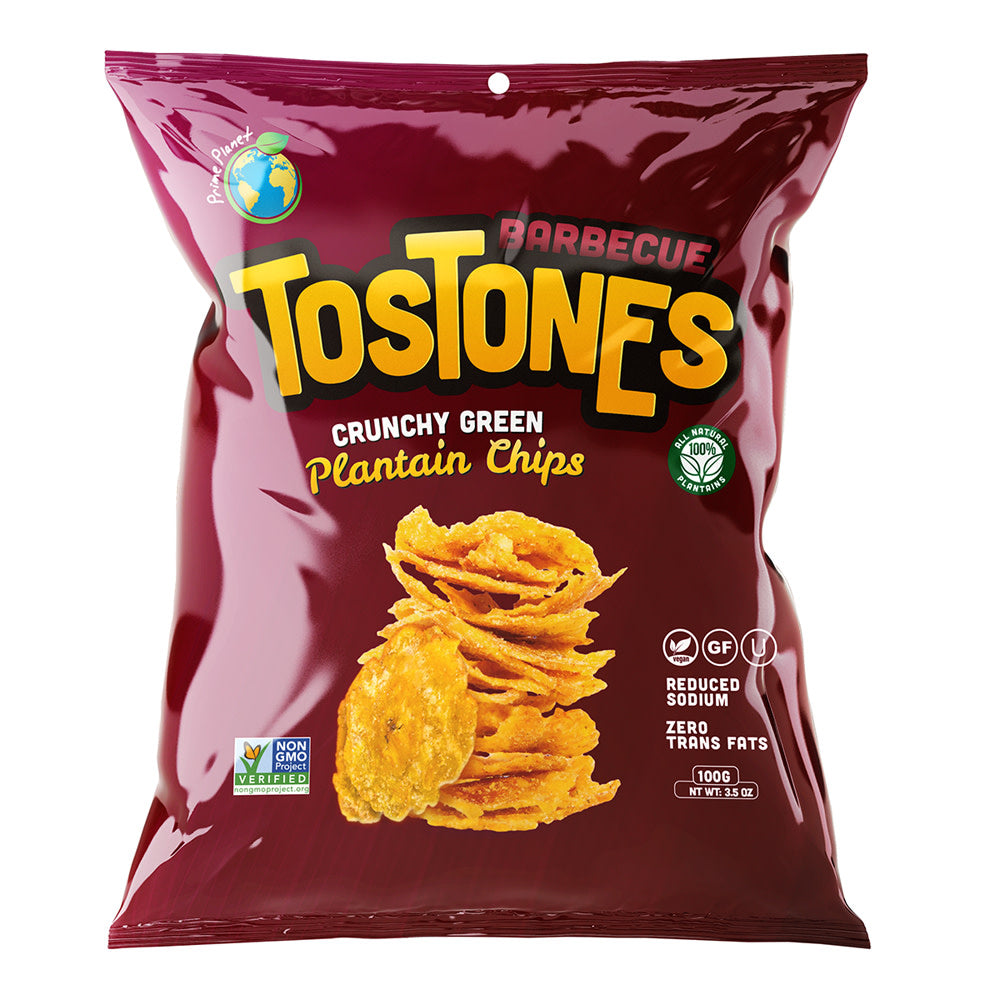 Wholesale Prime Planet Tostones Bar B-Que 3.53 Oz Pouch- Bulk