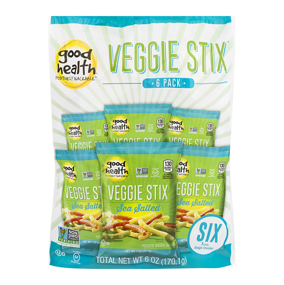 Wholesale Good Health Veggie Stix Multipack 6 Count 6 Oz Bag- Bulk