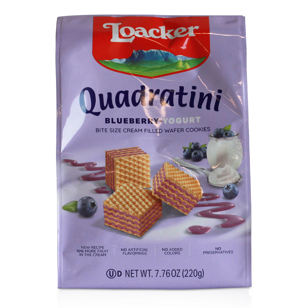 Wholesale Loacker Case Blueberry Yogurt Wafer- Bulk