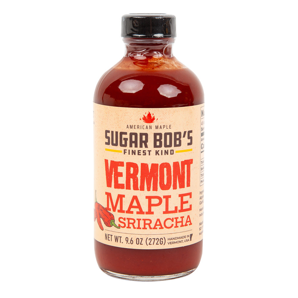Wholesale Sugar Bob'S Vermont Maple Sriracha Hot Sauce 9.6 Oz Bottle- Bulk