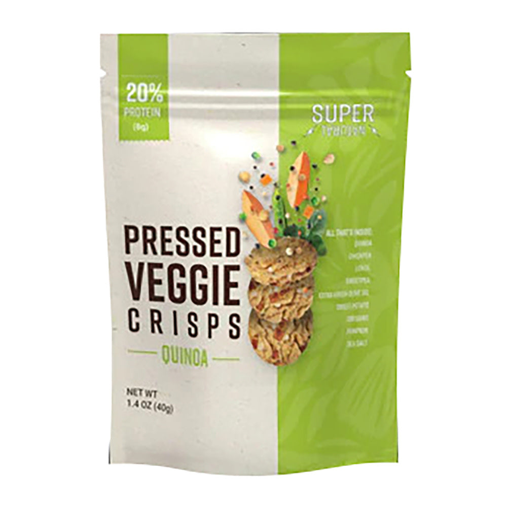 Wholesale Super Natural Pressed Veggie Crisps Quinoa Bag- Bulk