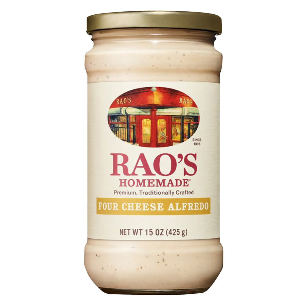 Wholesale Rao'S Four Cheese Alfredo Sauce 15 Oz Glass Jar- Bulk