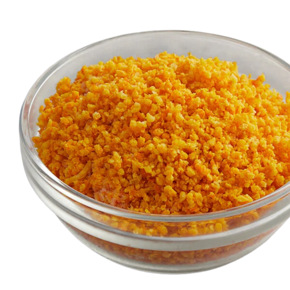 Wholesale White Toque Case Orange Granulate Zest- Bulk