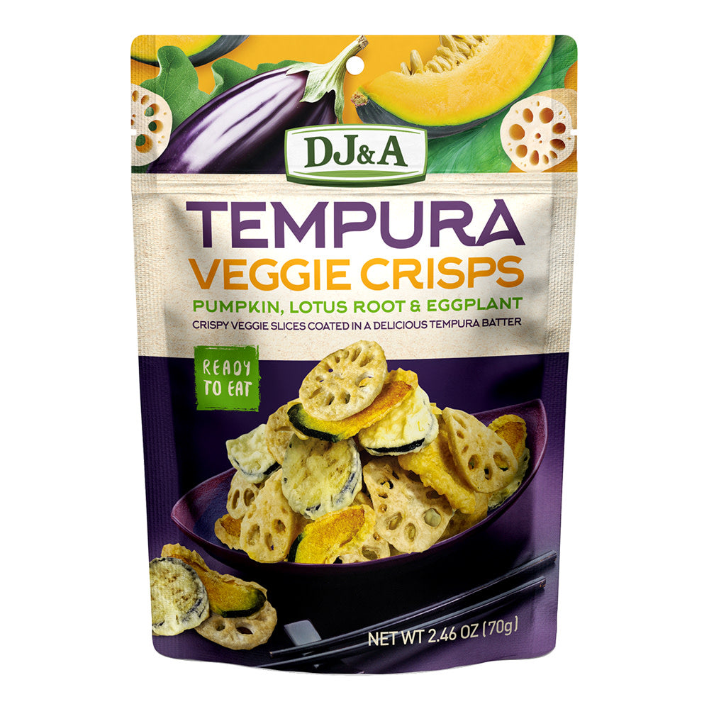 Wholesale Dj&A - Tempura Veggie Crisps - 2.47Oz- Bulk