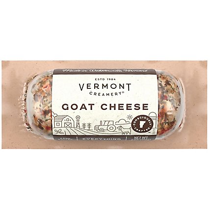 Wholesale Vermont Creamery Everything Goat Cheese Log - 4 OZ- Bulk