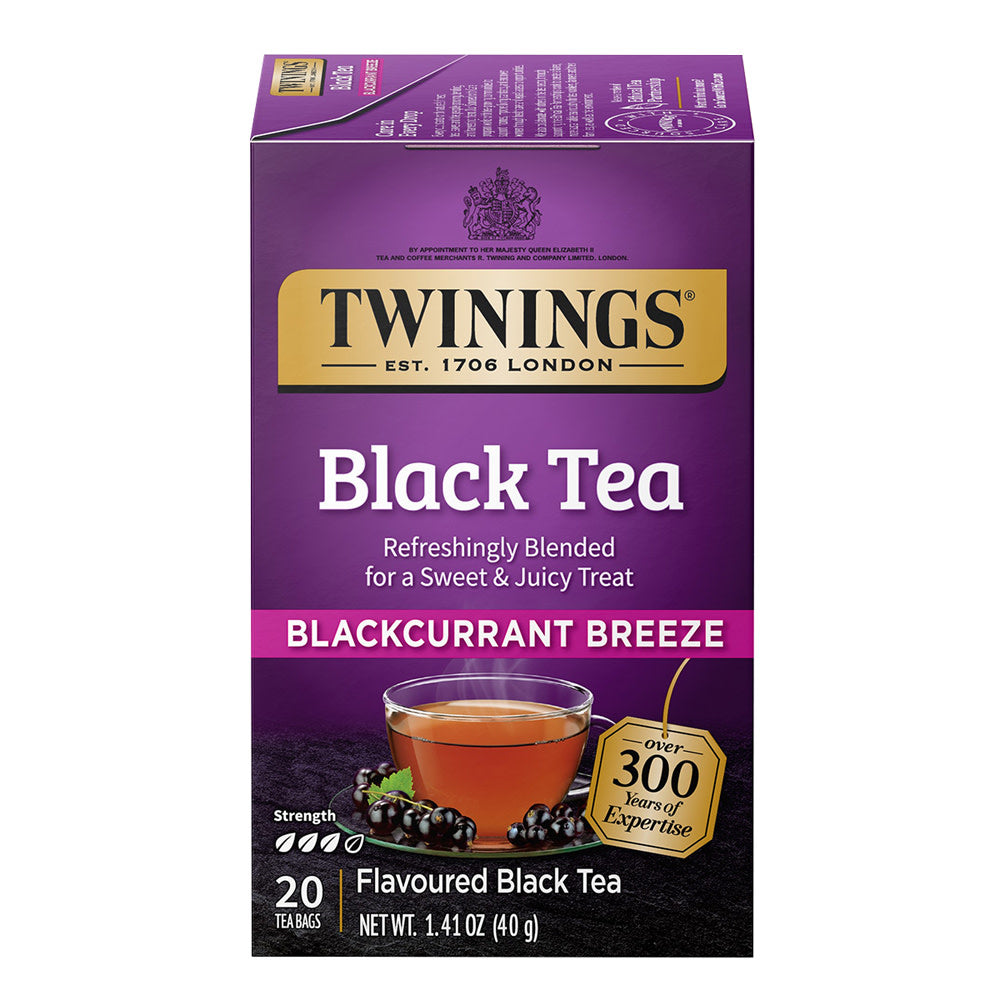 Wholesale Twinings Blackcurrant Breeze Black Tea 20 Ct Box- Bulk